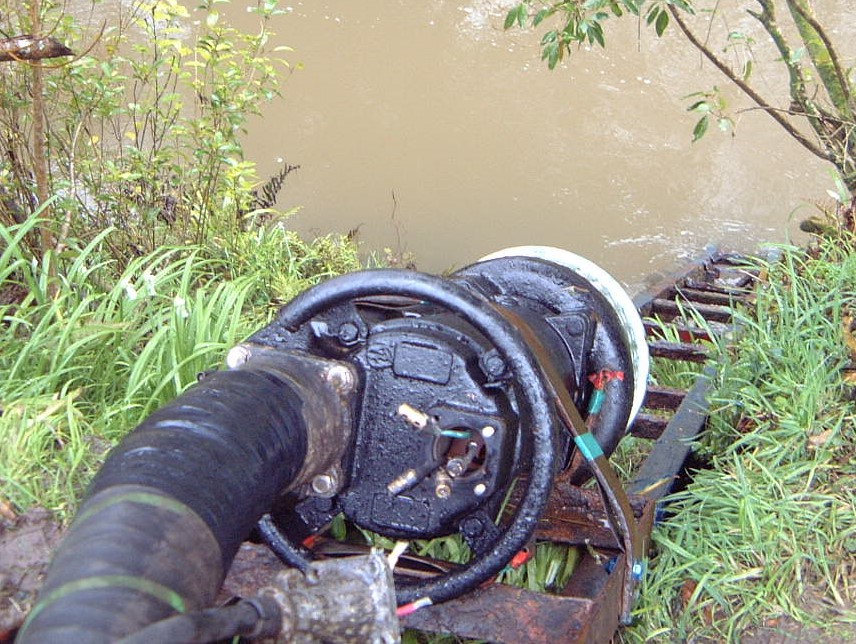 river submersible pump